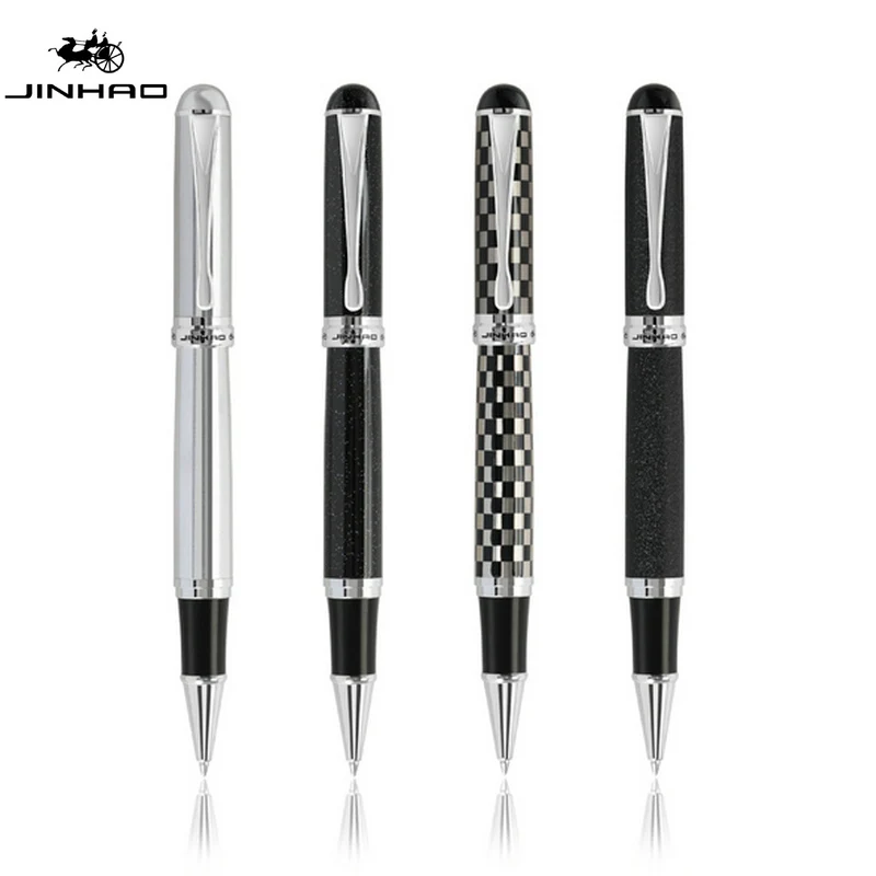 JINHAO X750 Уникальная серебристая отделка элегантные изящные роликовые шарики