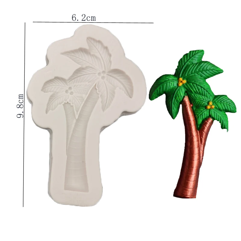 Силиконовая форма для кокосового дерева инструмент украшения тортов