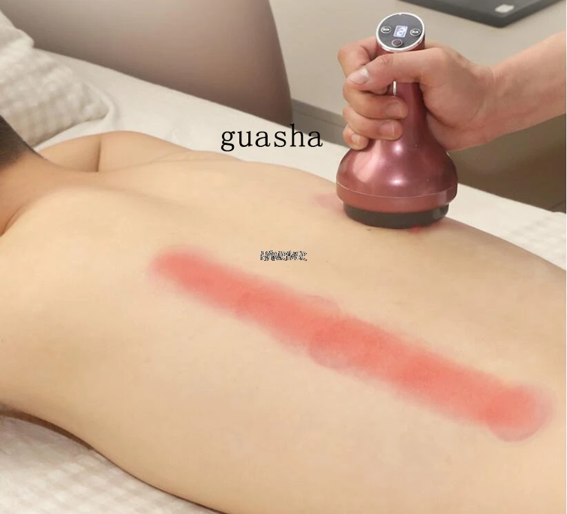 HANRIVE Gua sha Электрический поглощающий инструмент Многофункциональный Лимфодренажный массажный массажер для тела