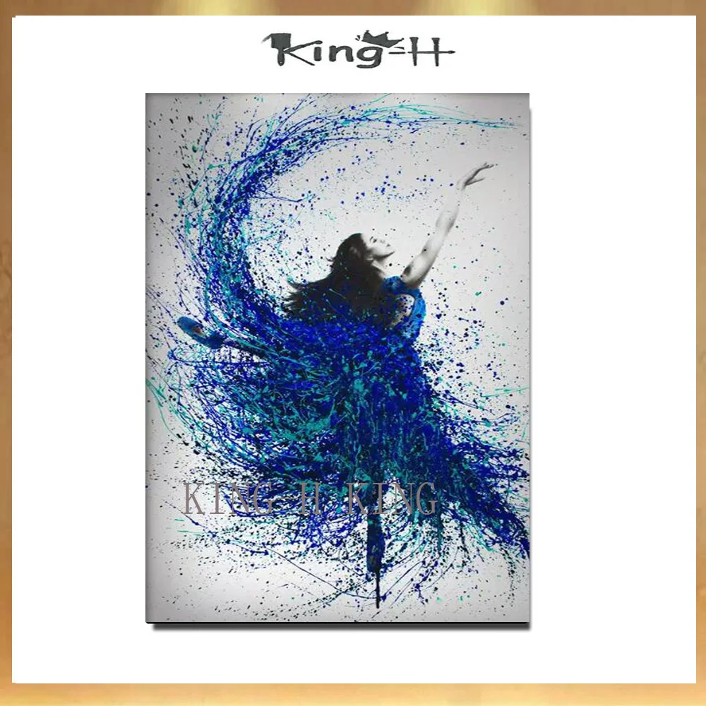 Картина маслом на холсте с изображением Анны Разумовской фламенко испанской