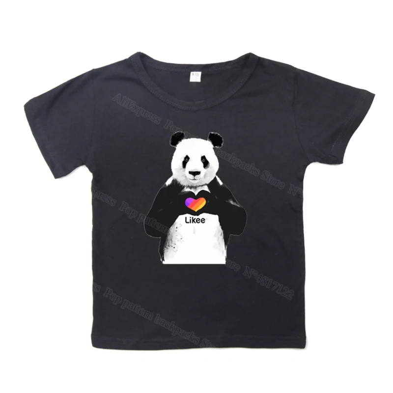 Хлопковая футболка с короткими рукавами для мальчиков и девочек детская Likee топы