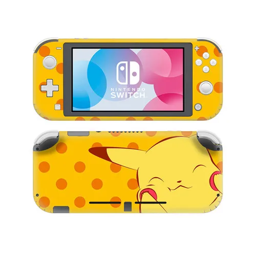 YSNSL0109 Покемон го Пикачу наклейка на кожу для nintendo Switch Lite консоль и контроллер протектор Joy-con переключатель Lite наклейка на кожу - Цвет: YSNSL0109