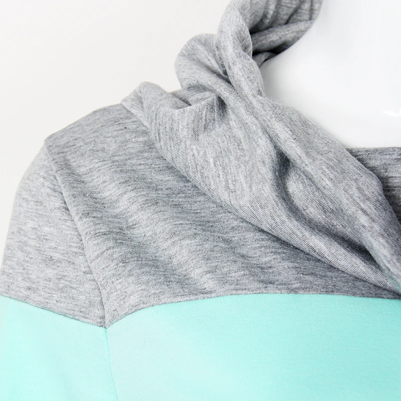 Повседневные толстовки женское платье водолазка свободное мини в стиле пэчворк