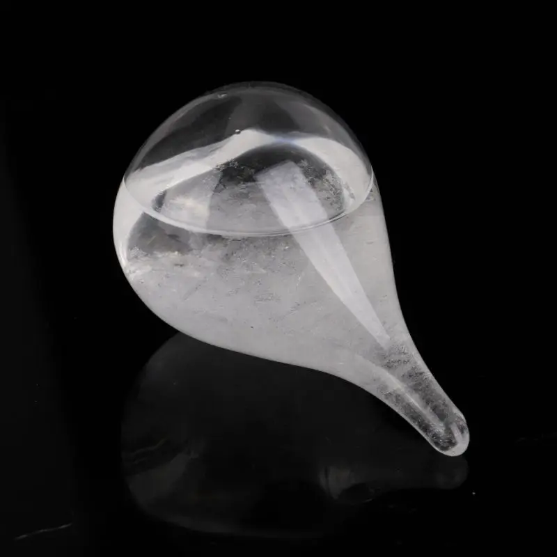 Прозрачный стеклянный измеритель погоды прогноз барометр в бутылке|Статуэтки и