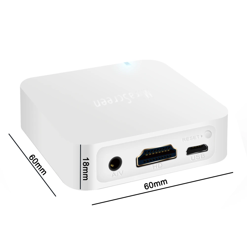 X7 автомобильный беспроводной Wi-Fi Зеркало link Box HDMI ключ для iOS Android Phone Аудио Видео