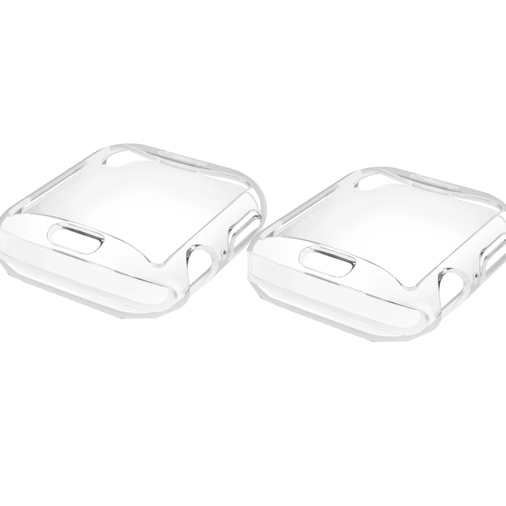 ClCl Ультра-мягкий тонкий чехол для Apple Watch TPU 40 мм 44 мм чехол Защитное покрытие часов полосы аксессуары для серии 4 - Цвет: ClCl