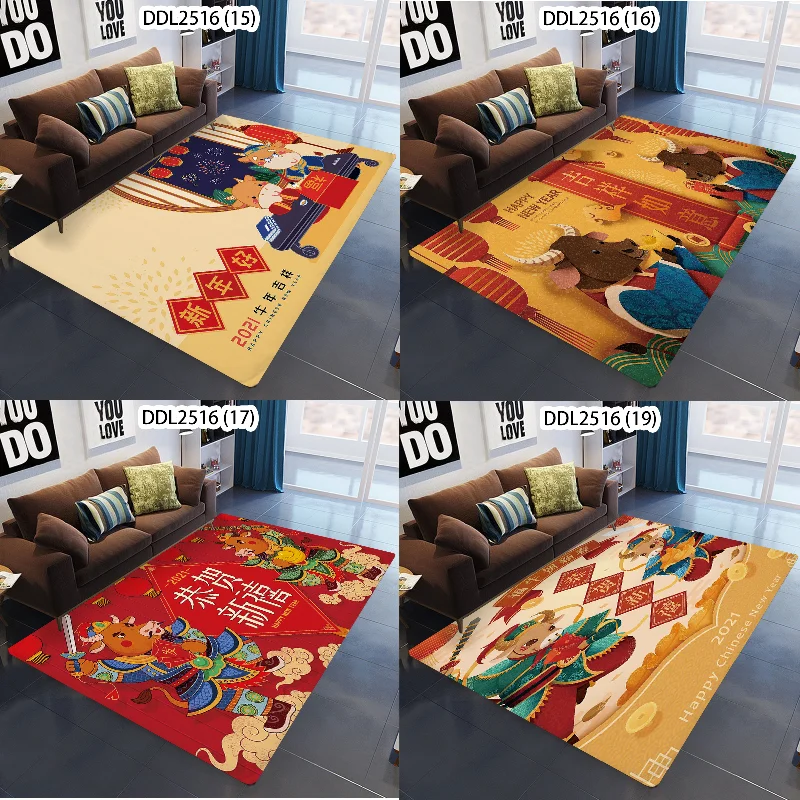 

Китайский новогодний ковер для гостиной, ковер для украшения комнаты, ковер для подростков, Розовый ковер, коврик для ванной комнаты