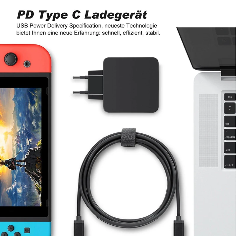 USB C Type 65 Вт AC адаптер Зарядное устройство для Lenovo Yoga C930 13 S730 920 730 IdeaPad 730s