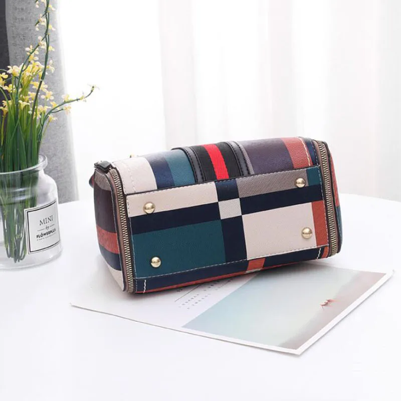 Pu кожаная повседневная женская сумка новая Корейская версия диагональной сумки