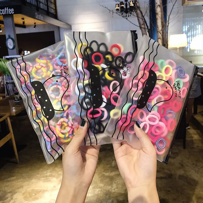 50/100 штук/пакет резинки для волос девочек эластичные волосы группы детей