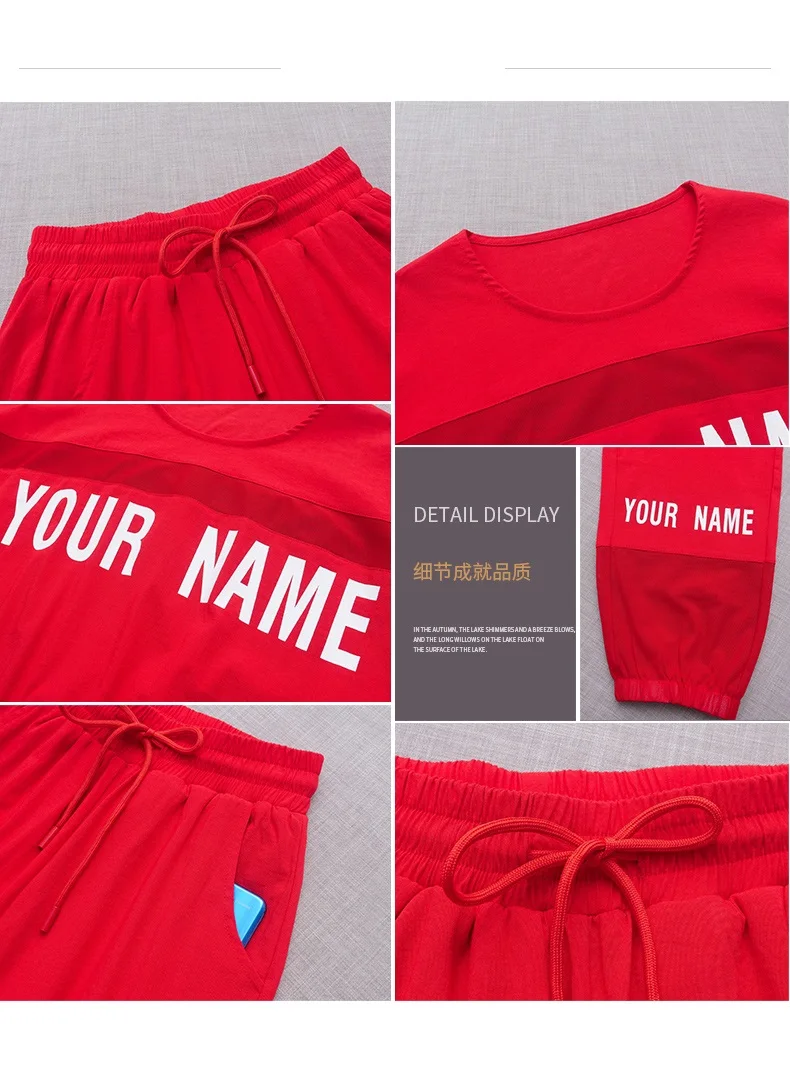 Stylish clothes Sporting suit female 2 piece set Large size clothing for women Leisure Knitted pullover Top women clothing 09