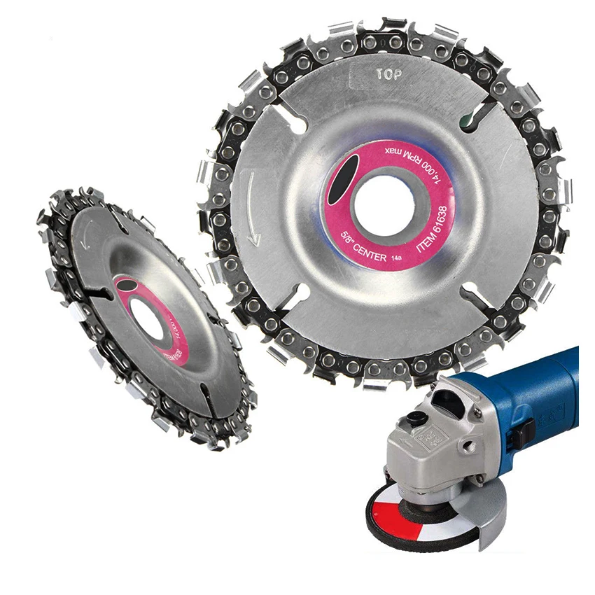 22 зуб разрезать Сталь цепи резьба по дереву диск деревообрабатывающий цепная