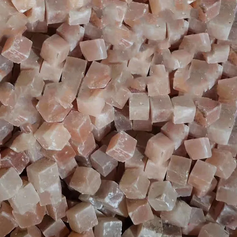 Square Creative Crystal Salt Lamp Bedroom Bedside Living Room Nightlight Decoration Wooden Base Table Led Christmas Lights |