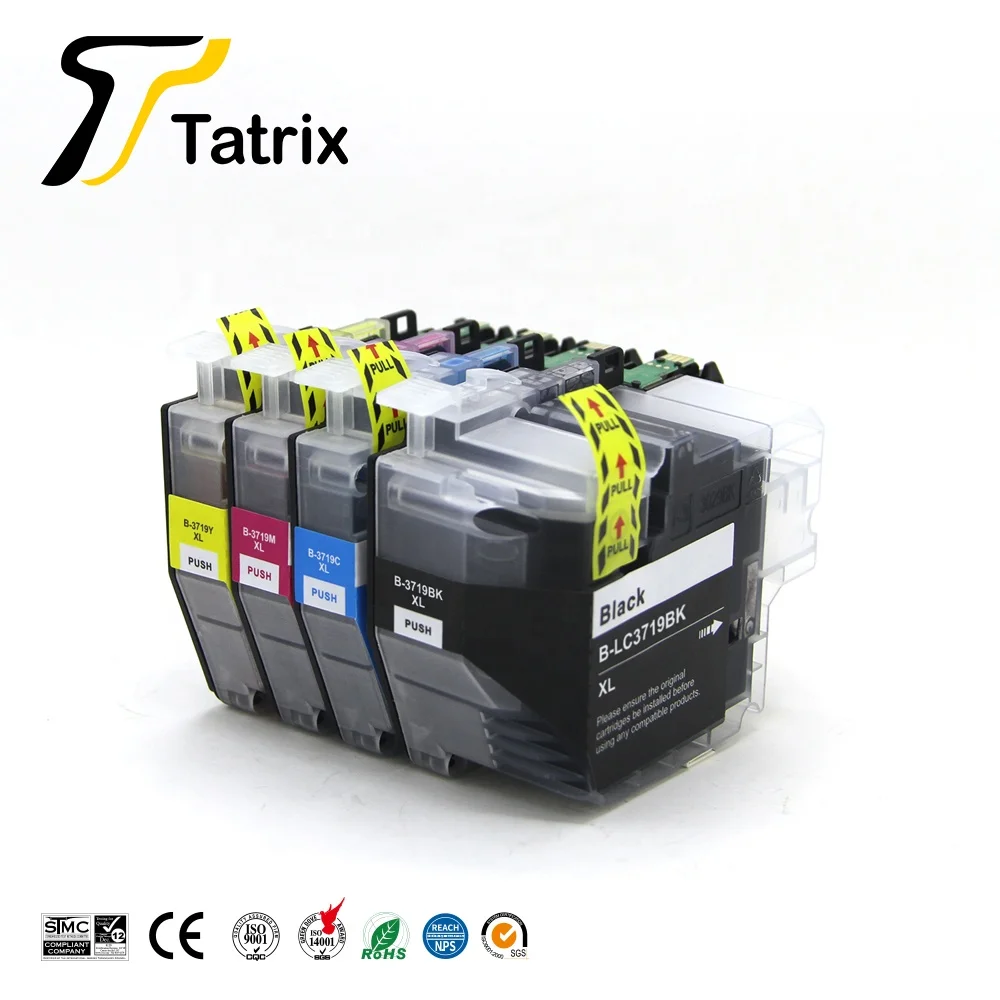 Чернильный картридж Tatrix LC3719 LC3719XL совместимый с цветными принтерами для принтера