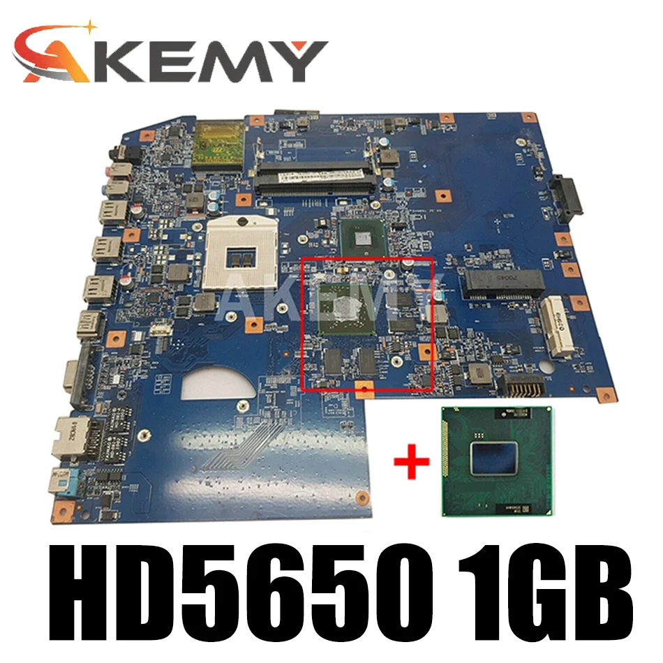 

48.4GC01.011 MBPLX01001 для ноутбука Acer aspire 7740g материнская плата HM55 DDR3 HD5650 1 ГБ Бесплатный ЦПУ