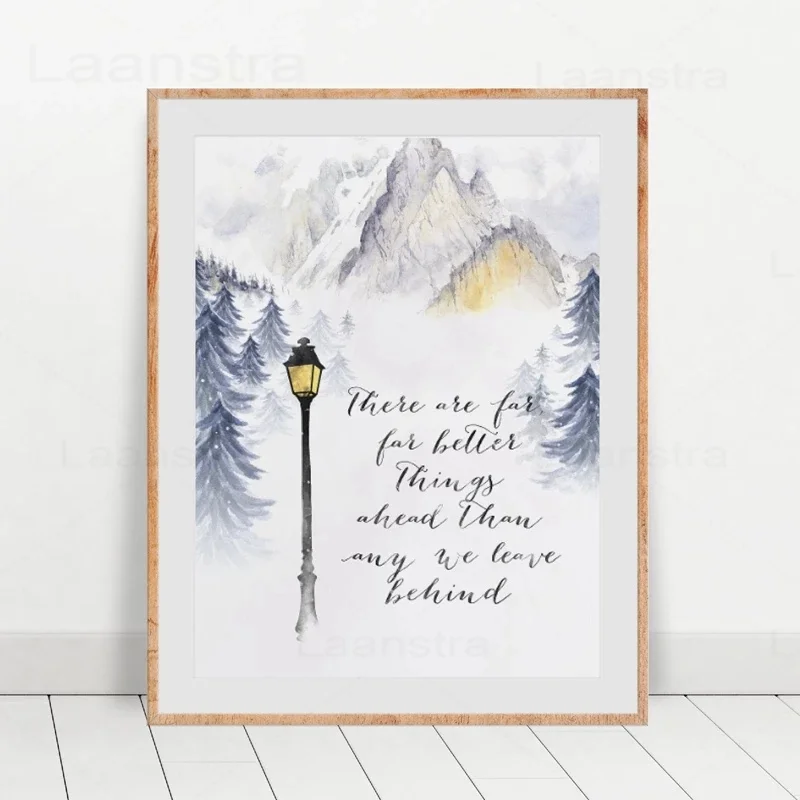 C.S. Цитата Льюиса печать на холсте наруния текст Настенная картина украшение для