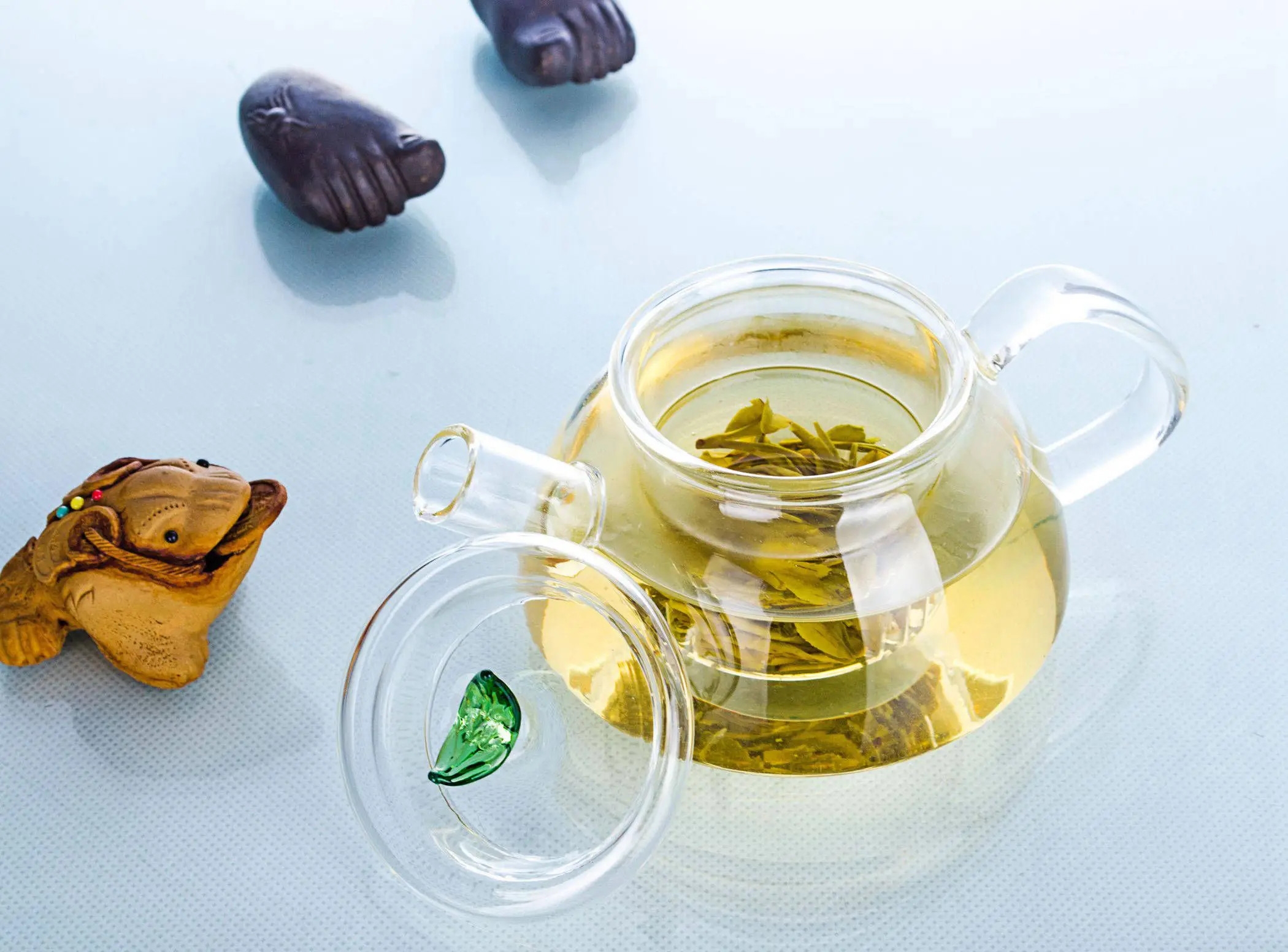 1 х 3 в кунг фу Кофе Чай Set 260ml жаростойкое стекло маленький чайник w/ infuser + 2*30 мл
