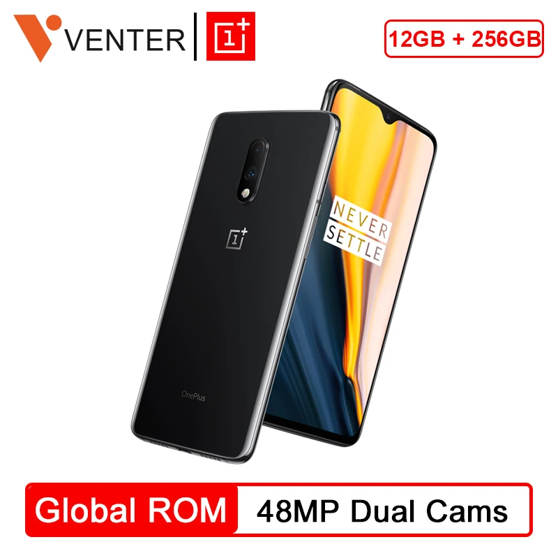 Оригинальный смартфон Oneplus 7 с глобальной ПЗУ 12 Гб ОЗУ 256 кислородная ОС Snapdragon 855 6 41