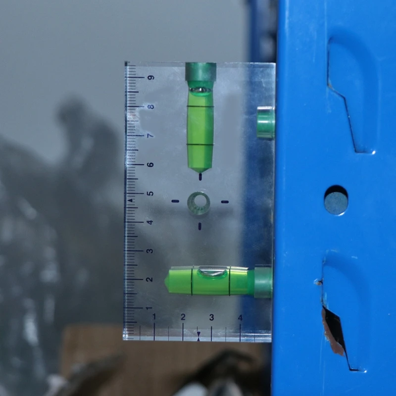 

High Precision Transparent Two Direction Magnetic Level Bubble Mini Level