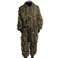 camouflage suits new male 3d universal woodland clothes concealed hunting army military tactical clothing sniper ghillie set