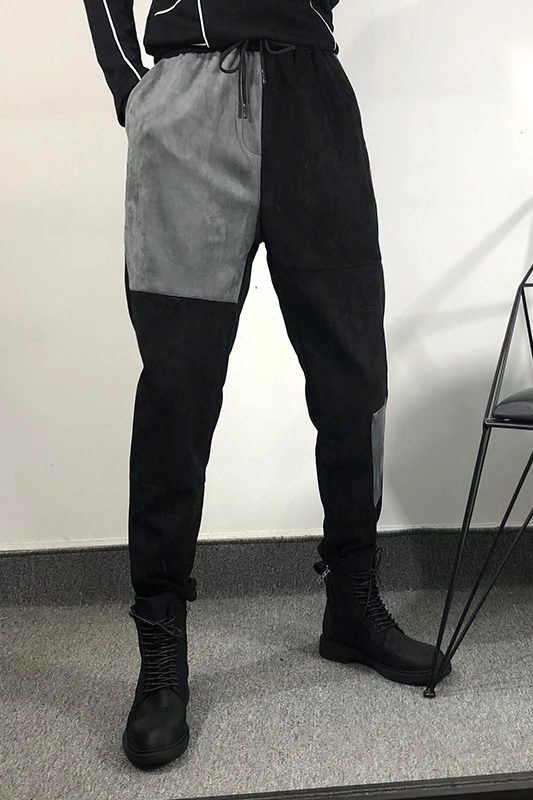 

Owen Seak Men Casual Cross Pants High Street Wear Length Pants Men's Clothing Cargo Sweatpants Spring Harem Pants