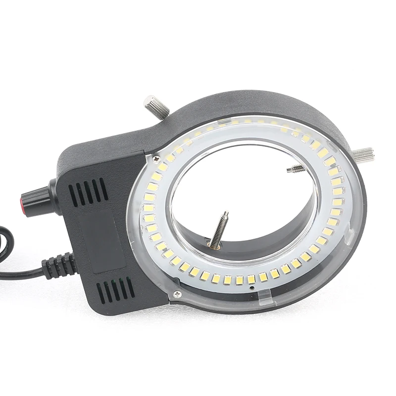Adjustable 48 LED SMD USB Ring Light Illuminator Lamp For Industry Microscope Industrial Camera Magnifier 3W-5W 110V-220V | Инструменты