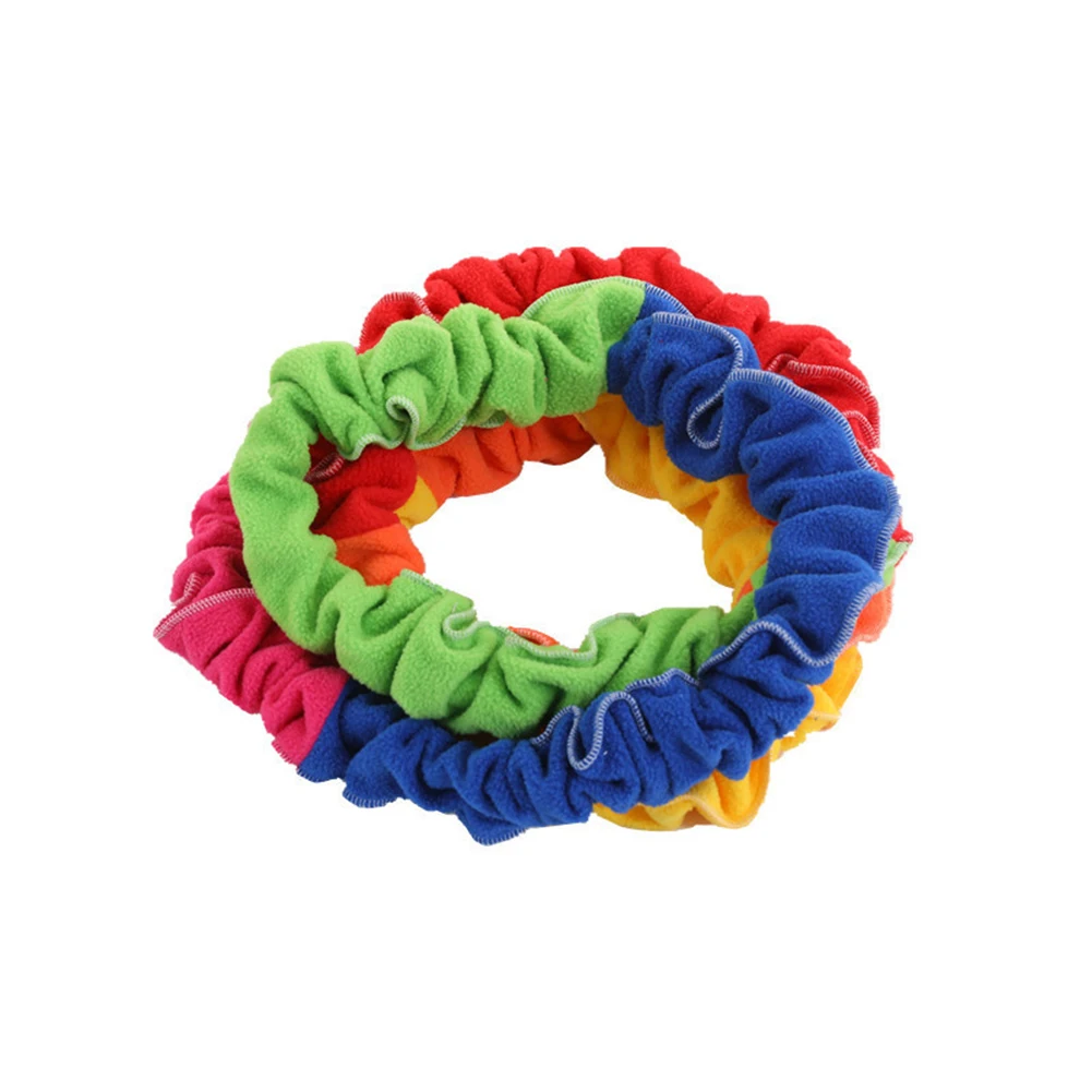 Детские уличные спортивные эластичные радужные веревки тянущиеся командные