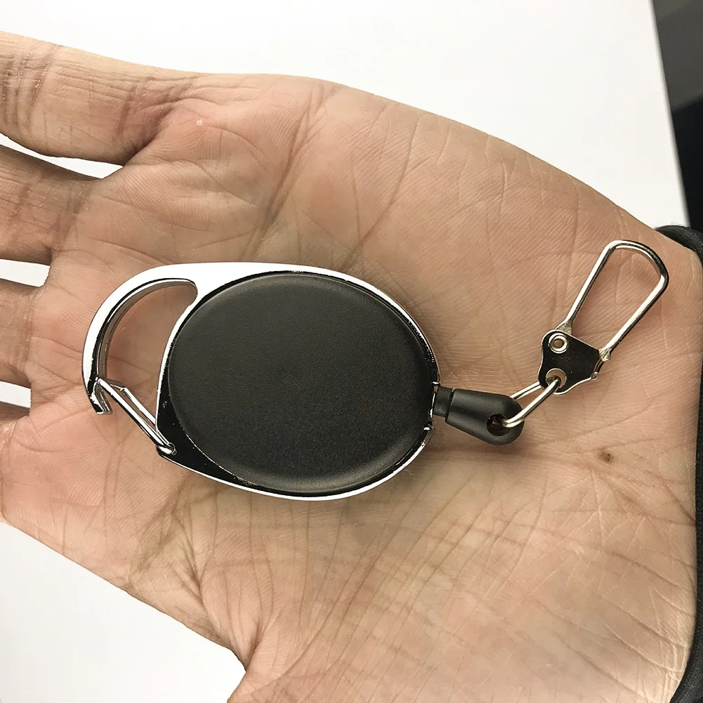 Выдвижной брелок для ключей из АБС-пластика с защитой от потери держатель