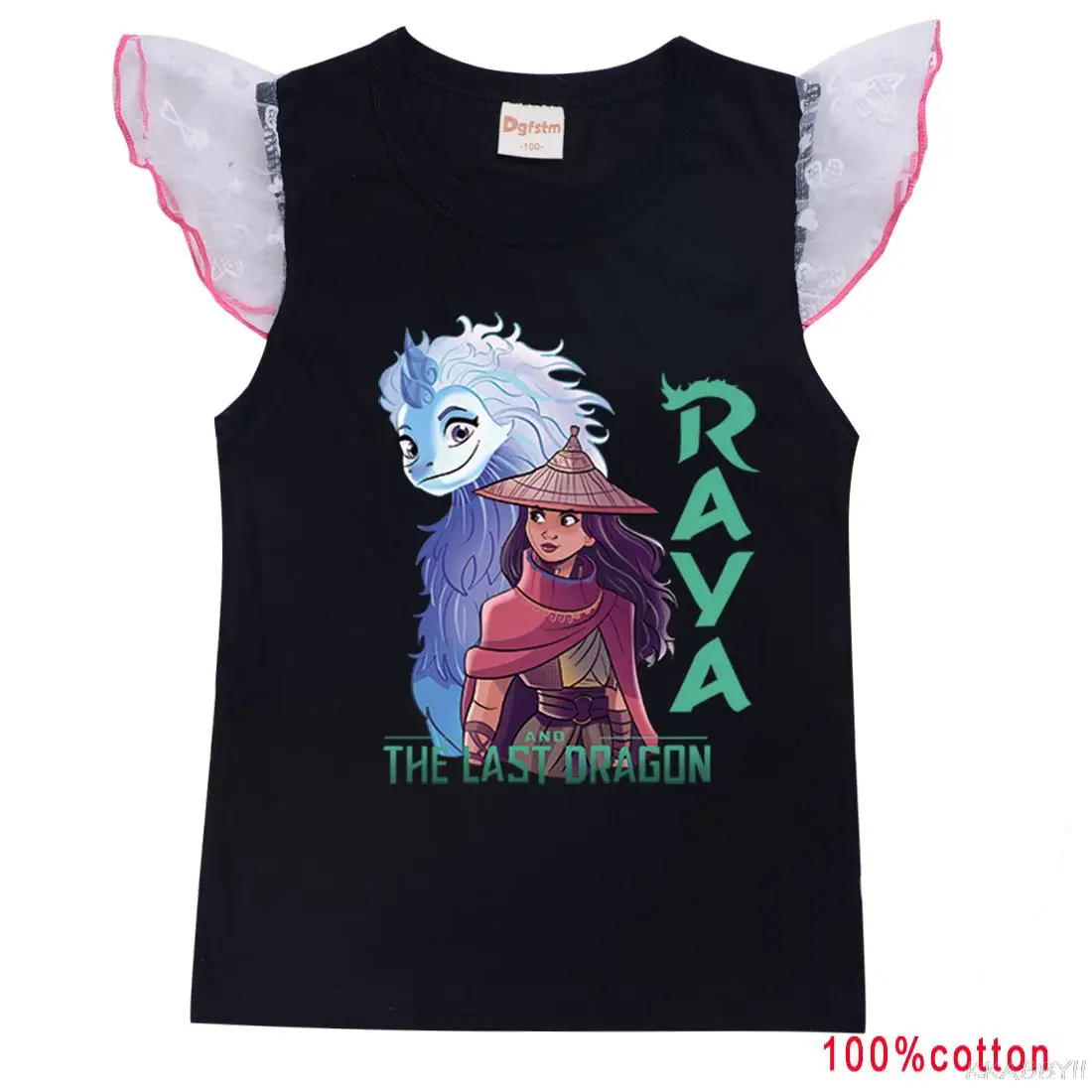 Детская летняя футболка с коротким рукавом и принтом дракон | одежда обувь