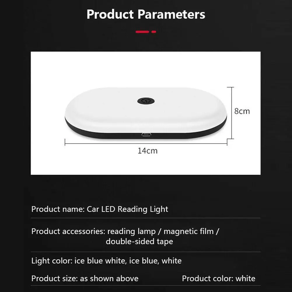 

Canbus Light Industry Auto Car Led Reading Lamps Usb Charging Lamp Magnetic Car Ceiling Lamp for Cars Ships Garages Universal