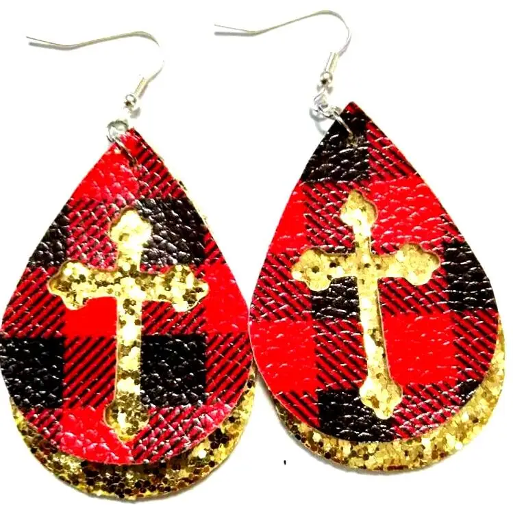 Новая кожаная капля длинные висячие серьги для женщин и девочек массивные