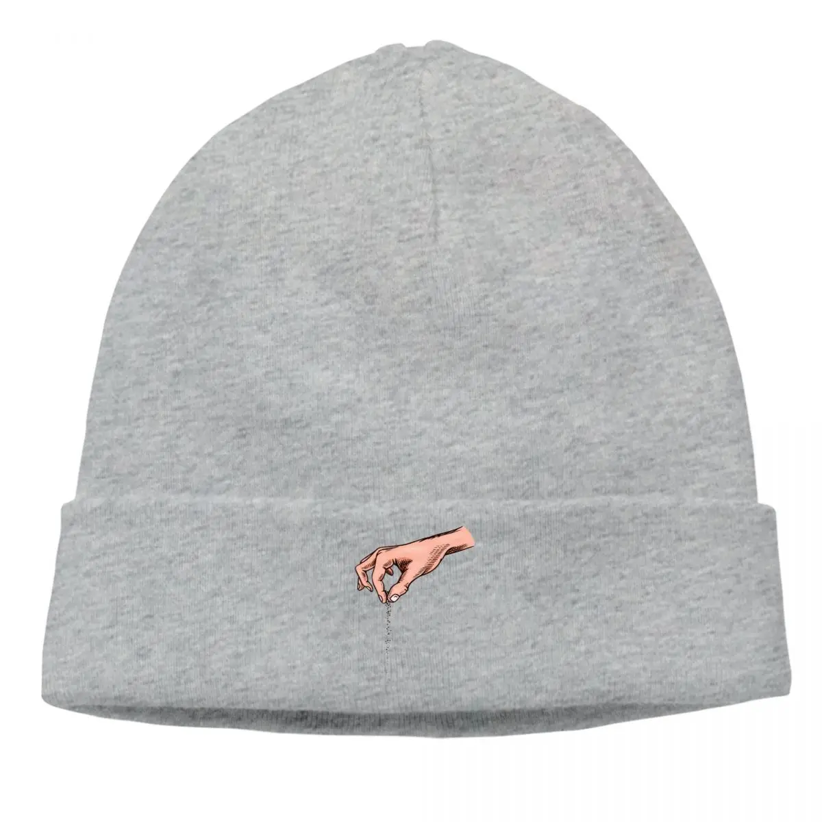 

Skullies Beanies Caps A Cup Sea Salt Spice In Hand Powdered Knitting Winter Warm Bonnet Hats Ski Cap