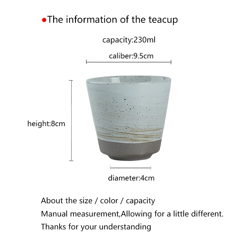 

Ceramic Cup Japanese Tea Cup Coffee Mug Pottery Cups Teacup Master Tea Mug Container Drinkware Teaware Decor Crafts Gift coffee