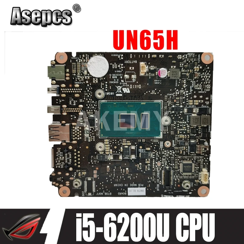 

Akemy New! UN65H motherboard For Asus VivoMini UN65H UN65 UN65h-m008H Mini Vivo PC computer Mainboard W/i5-6200U CPU