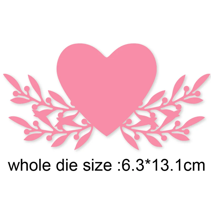 

Metal cutting dies cut die mold heart leaf strip decoration Scrapbooking dies paper craft knife mould blade punch stencils dies