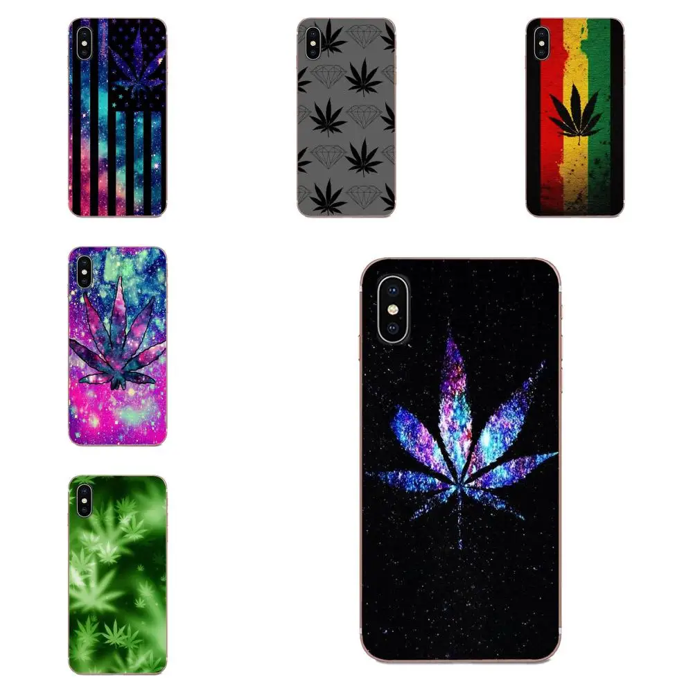 ТПУ Модный чехол для сотового сорняков листья травы huf Galaxy J1 J2 J3 J330 J4 J5 J6 J7 J730 J8 2015