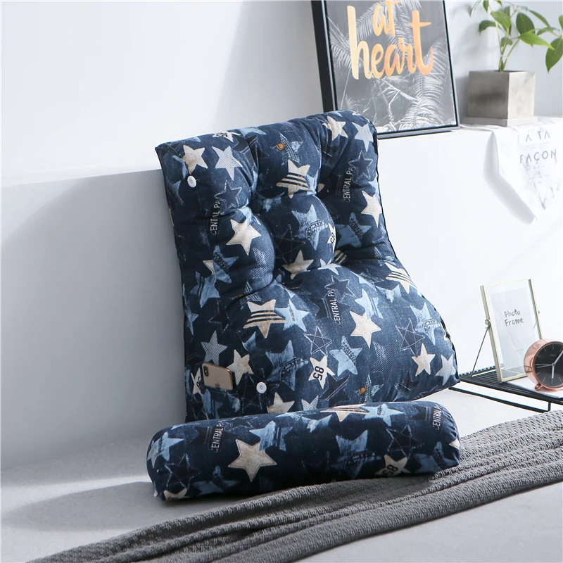 Треугольная Подушка для стула большая прикроватная спины кровати мягкая офисная