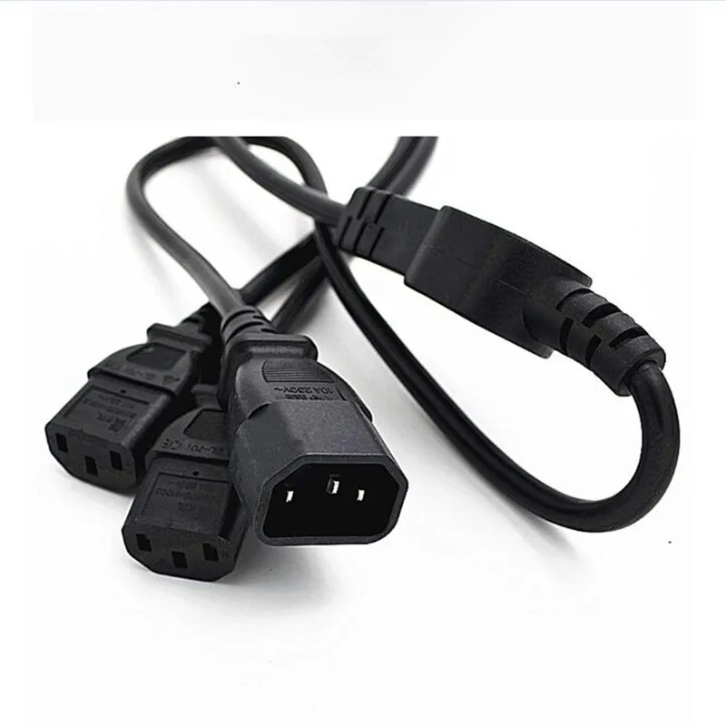 Удлинительный кабель LBSC сплиттер кабеля 16 AWG IEC320 C14 к C13 x 2 1 м|c13 c14 power cable|c13 poweriec320 c13