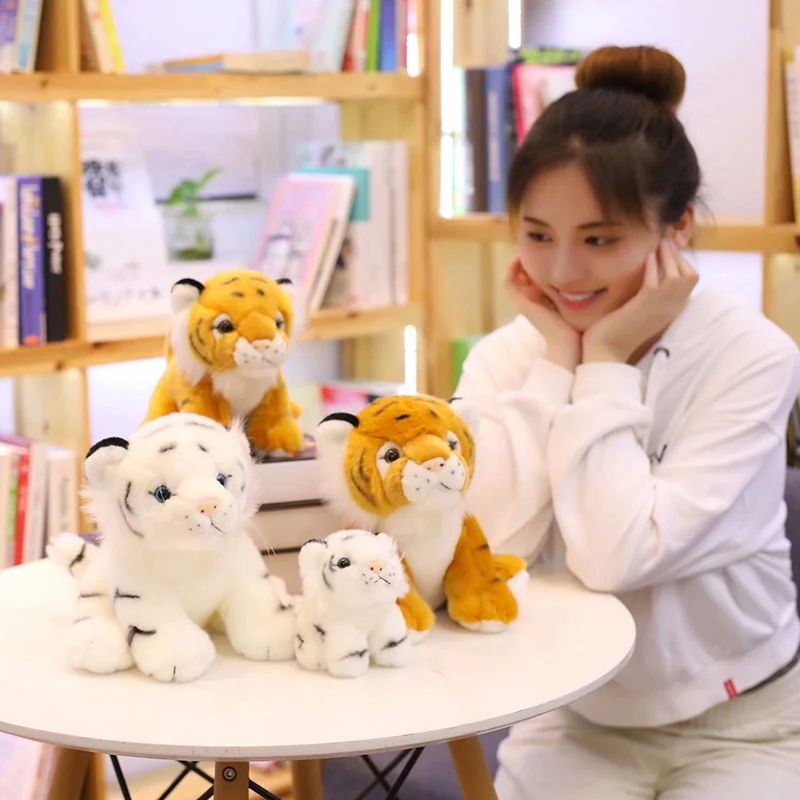 

Mini Sitting Tiger Plush Toys for Children Kids Cute Staffed Animal Doll Kids Creative Gift Home Decor Christmas Gift 1pc 12cm