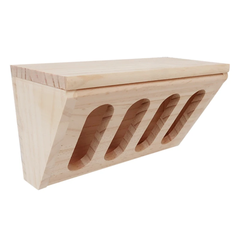 

Wooden Hay Manger Mount Rabbit Hay Feeder Rack for guinea pigs Bunny Food Bowl Chinchilla Hay Bin Grass Feeder E7CC