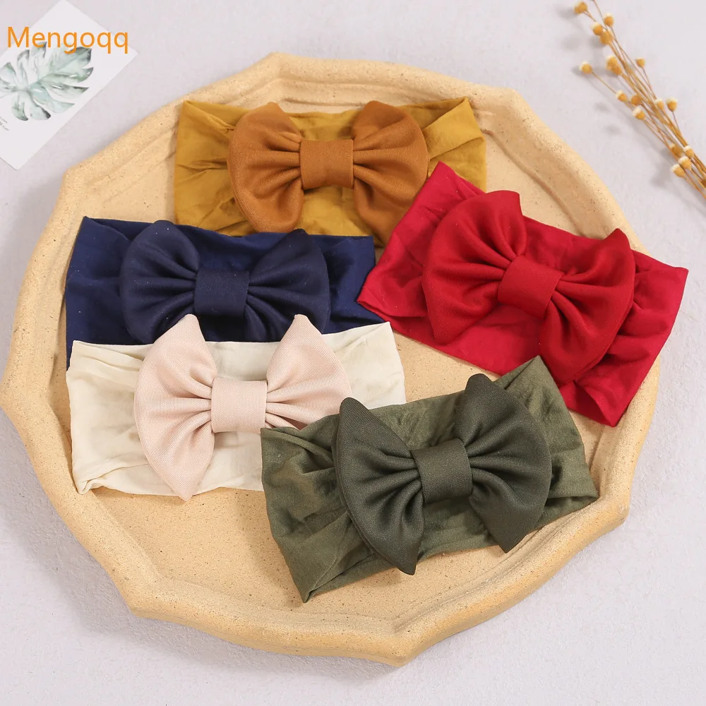 

Европейские и американские Детские аксессуары для волос, хлопковый бант, Детская повязка на голову, детская нейлоновая повязка на голову, г...