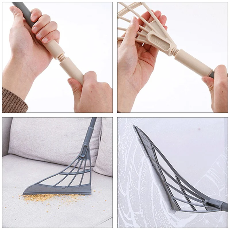 Волшебная щетка скребок для чистки пола Швабра подметания шерсти домашних