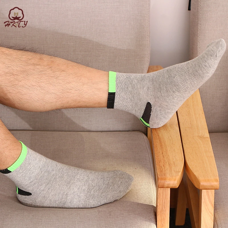 5 пар мужских носков из чесаного хлопка высококачественные дышащие осенние и