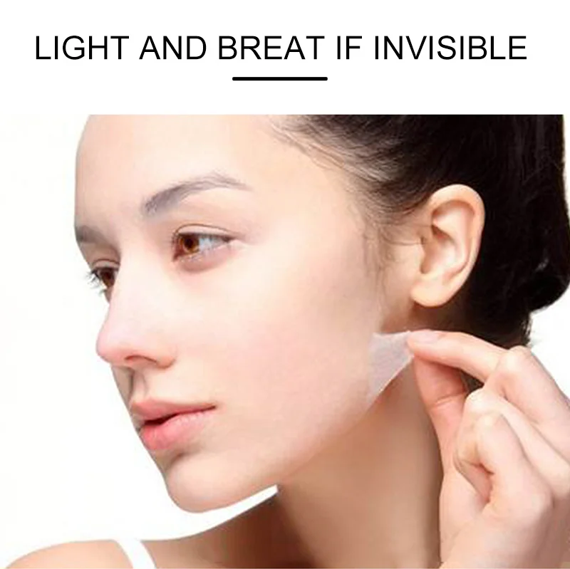 30 шт. шелковые маски для лица одноразовые компрессионные Ночные против морщин