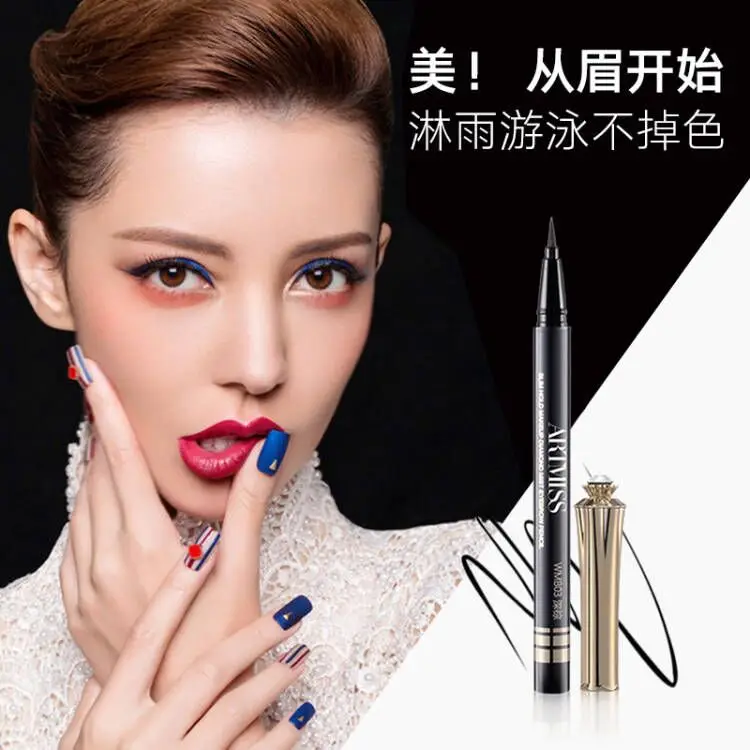 

Eyebrow Pen Waterproof with Fork Tip Tattoo Pencil Cosmetic Long Lasting Natural Liquid Microblading Smudgeproof Brow Makeup