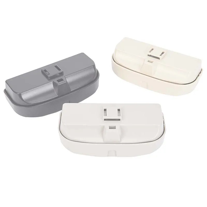 

Car-Styling Universal Car Sun Visor Glasses Box Sunglasses Ticket Receipt Clip Storage Holder Glasses And Cards Car Holder 1 Pc