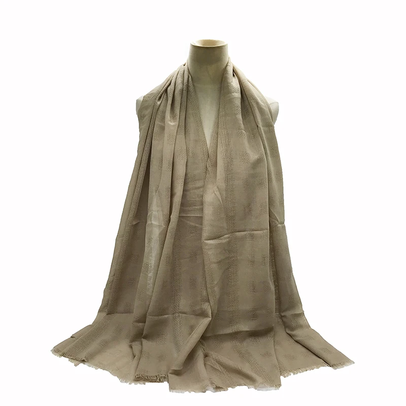 Fashion solid color scarf viscose scarf piercing plaid shawl plain scarves maxi hijab muslim head hijabs wrap muffler 10pcs/lot