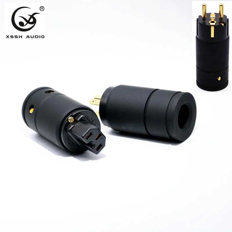 XSSH аудиокласс черный металлический корпус позолоченный Чистая медь высокая