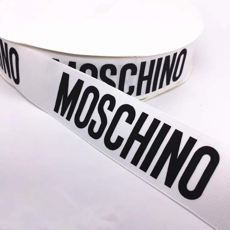 4CM MOC white 2 метра английские буквы, лента, ленточный ремень, используемый для одежды, сумки, головные уборы, шляпа, есть другой знак, символ, лента DIY ручной работы - Цвет: 4CM MOC white
