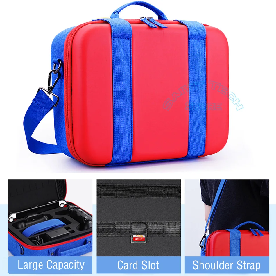 Жесткий чехол из ЭВА для Nintendo Switch аксессуары переноски большая Защитная сумка